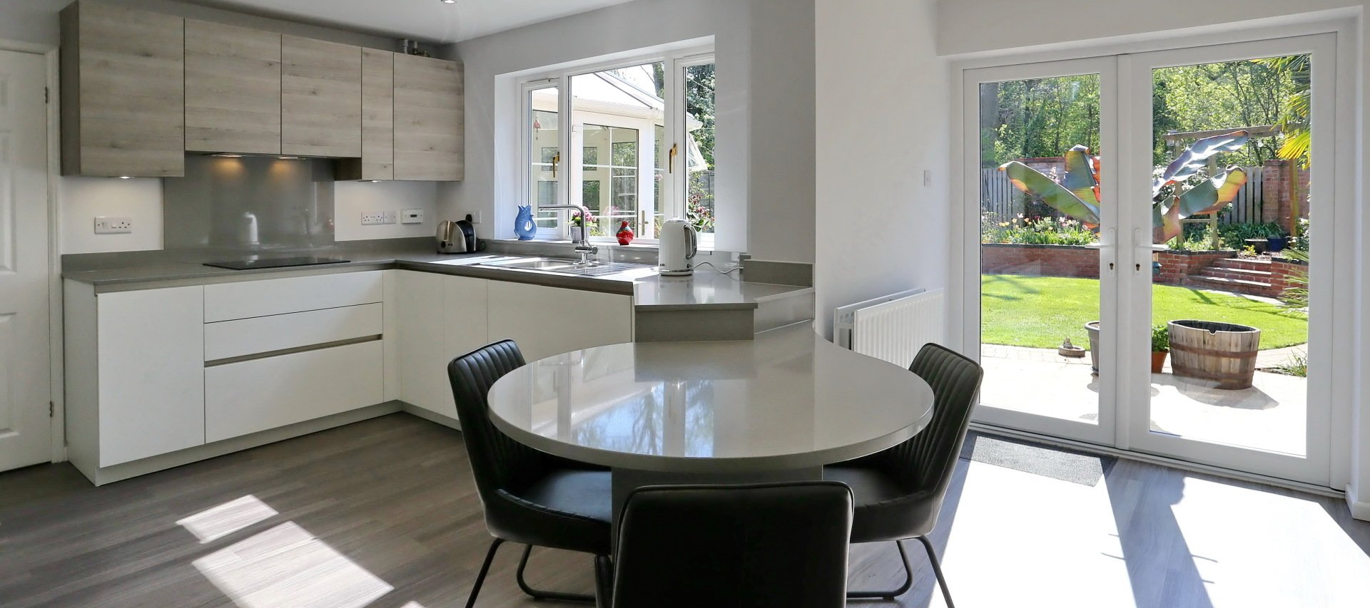 Pellen contemporary handleless kitchen by exact in Wokingham