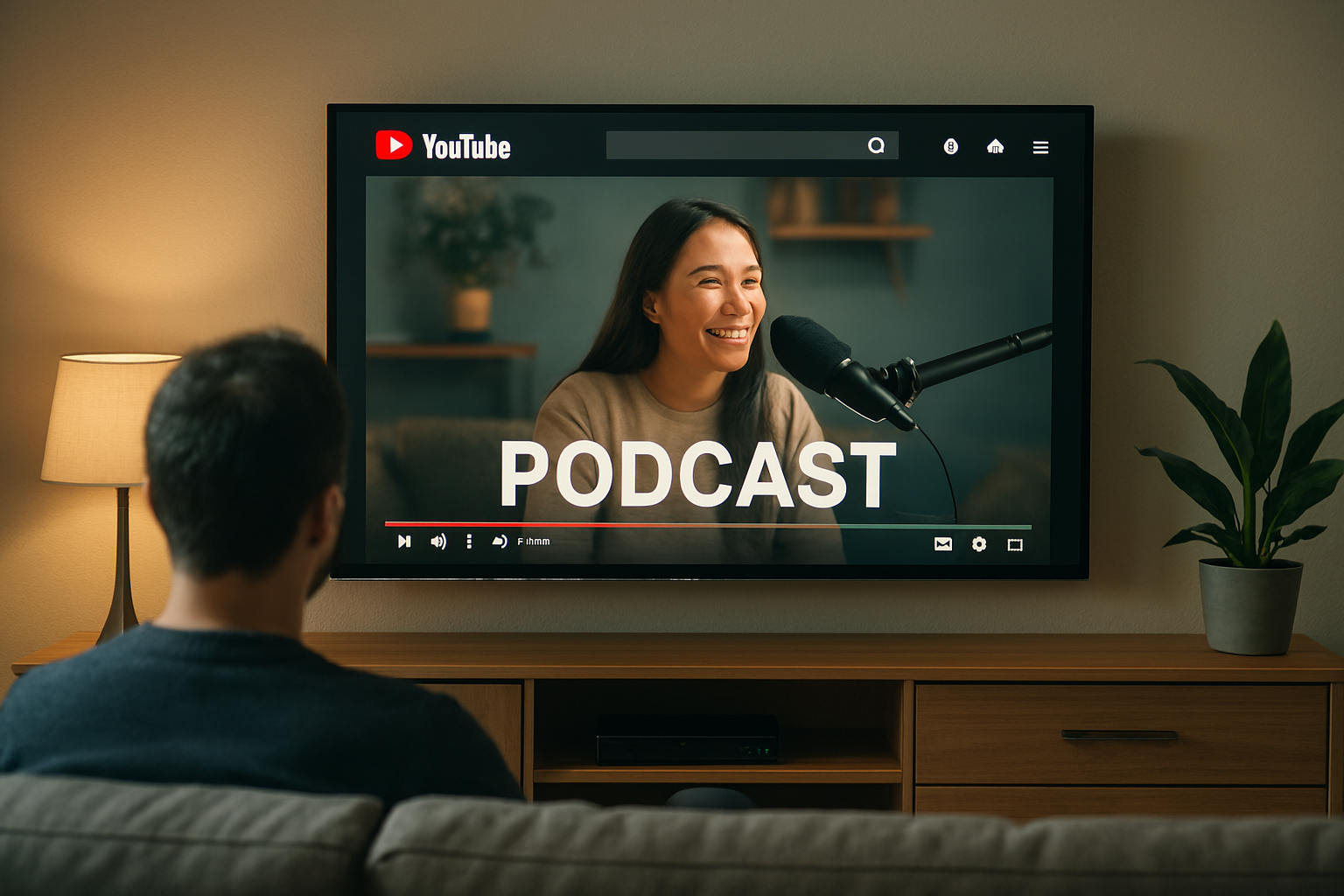 YouTube conquista la sala del hogar: el boom de los podcasts en TV