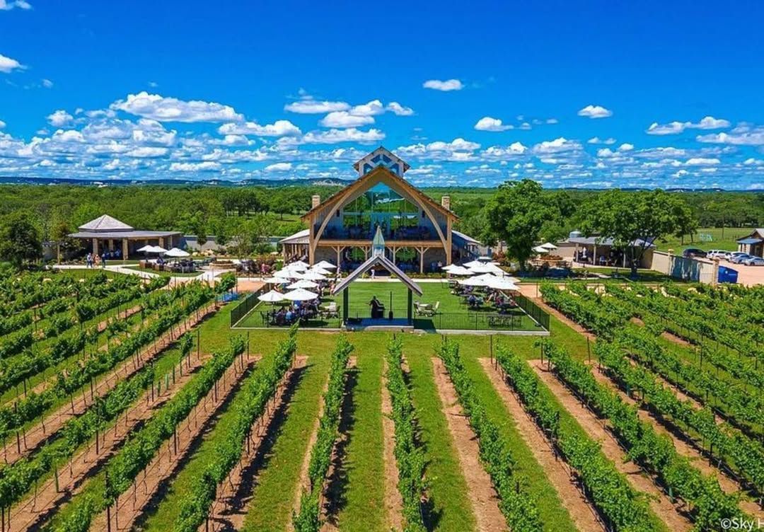 Fredericksburg Winery aerial shot