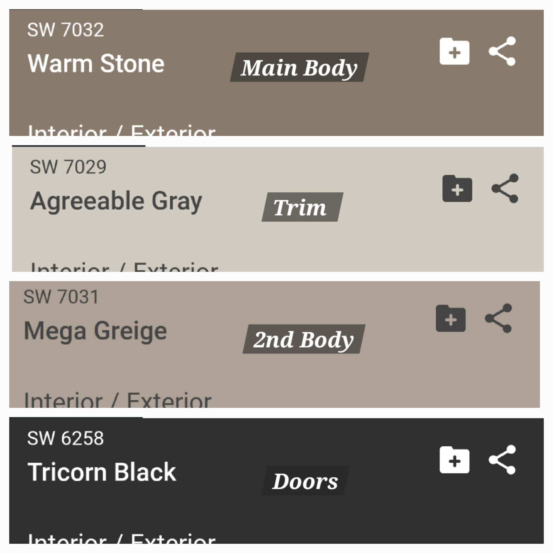 A collage of three images showing different shades of gray