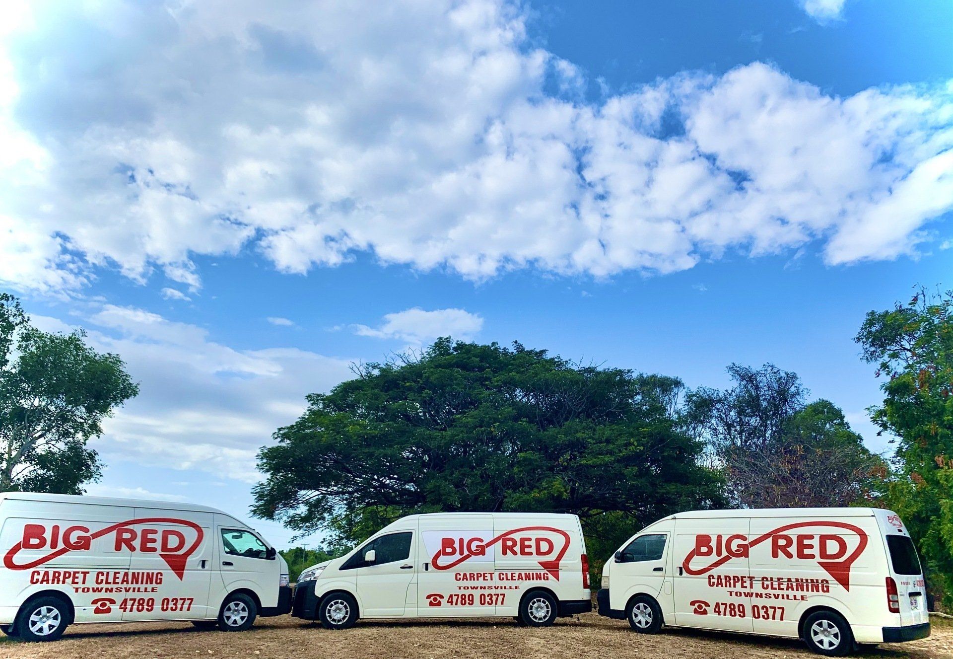 Three Vehicles — Carpet Cleaning In Townsville QLD