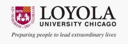 A logo for loyola university chicago preparing people to lead extraordinary lives
