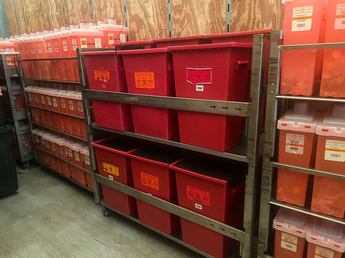 sharps management and disposal
