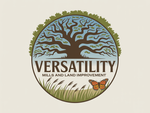 Logo: Teal bar with text 