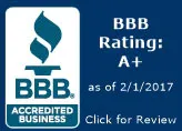 BBB rating A+ logo