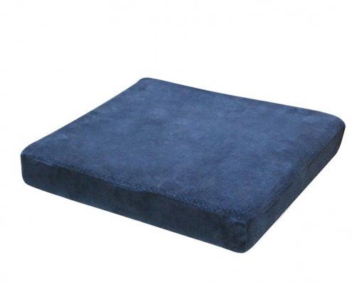 A blue cushion.