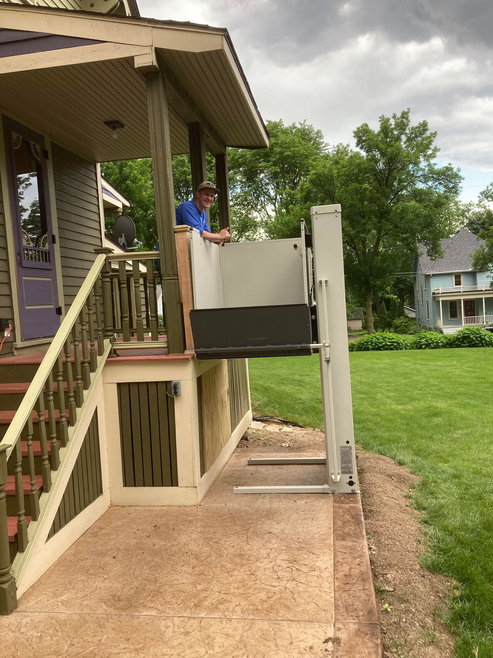 Vertical Platform Lift Installation, VPL, Home Elevator