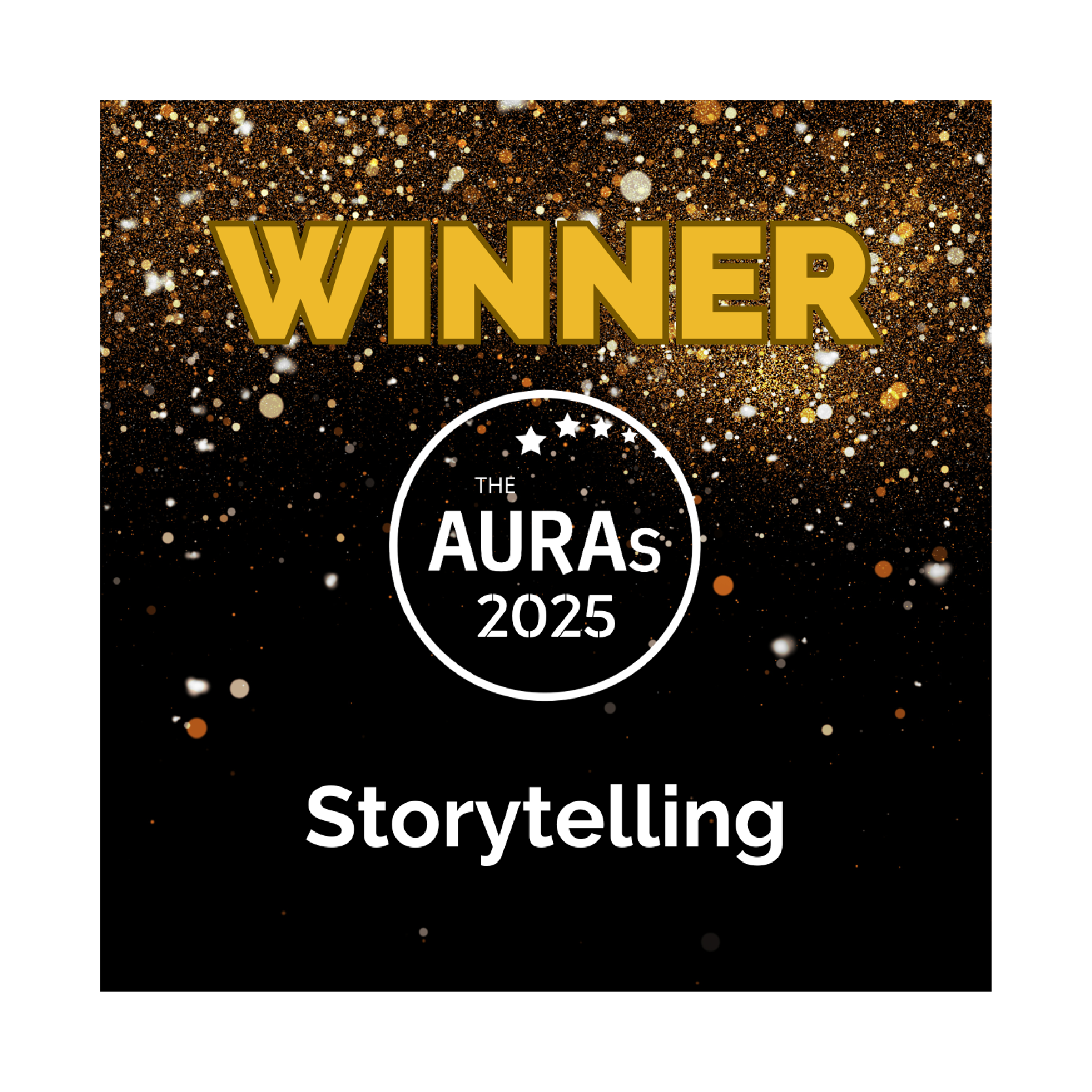 The Auras 2025 winner for Storytelling.
