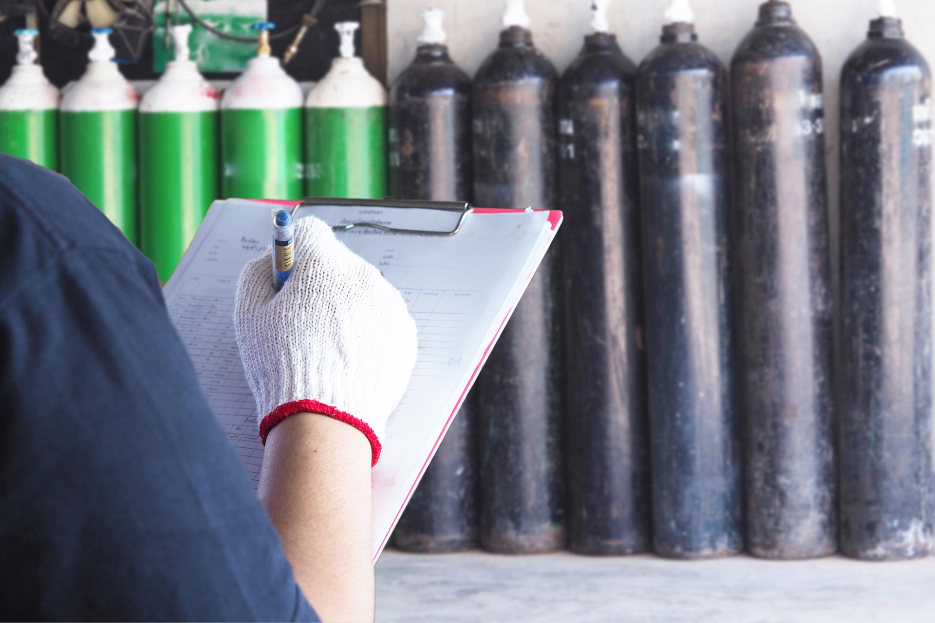 Checking Oxygen Tanks