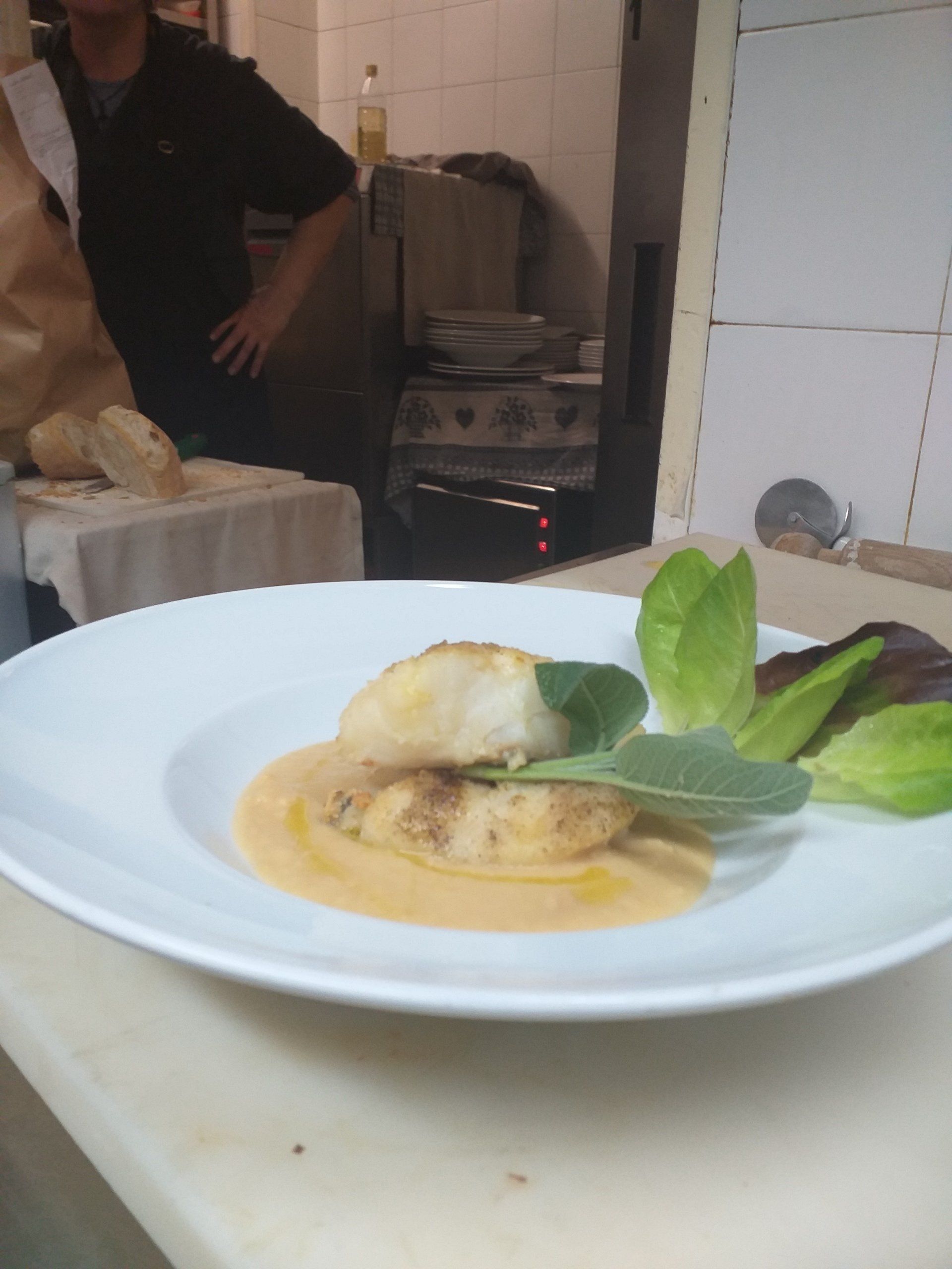 zuppa di patate e pesce