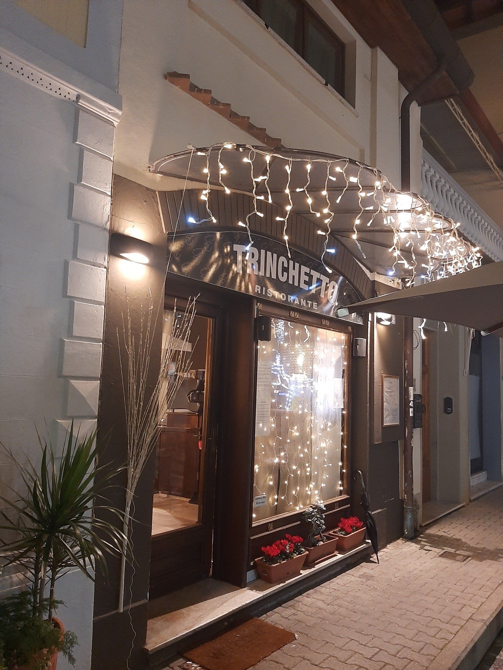 esterno ristorante trinchetto
