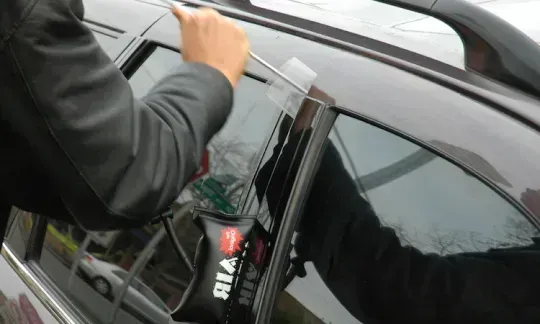 Sliming open a car