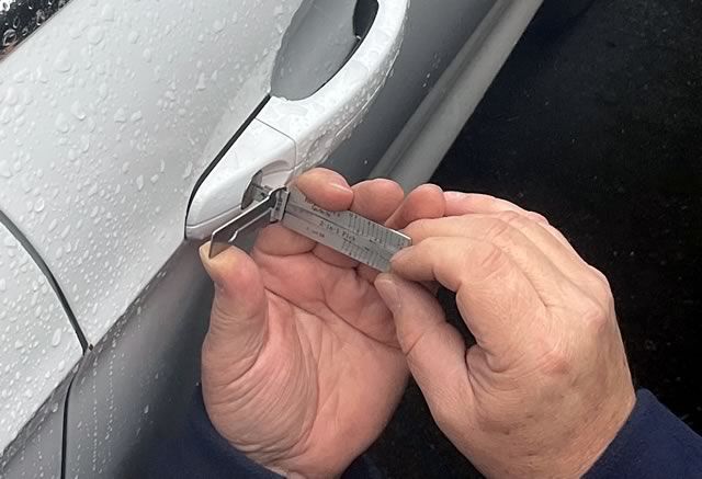 Reading a door lock for all keys lost