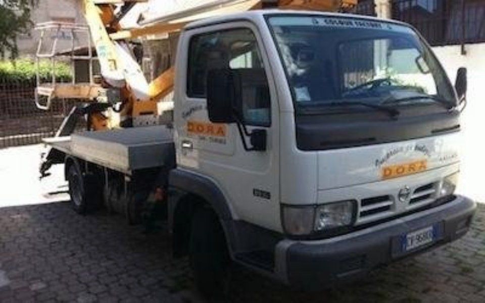 mezzo della ditta di pulizie