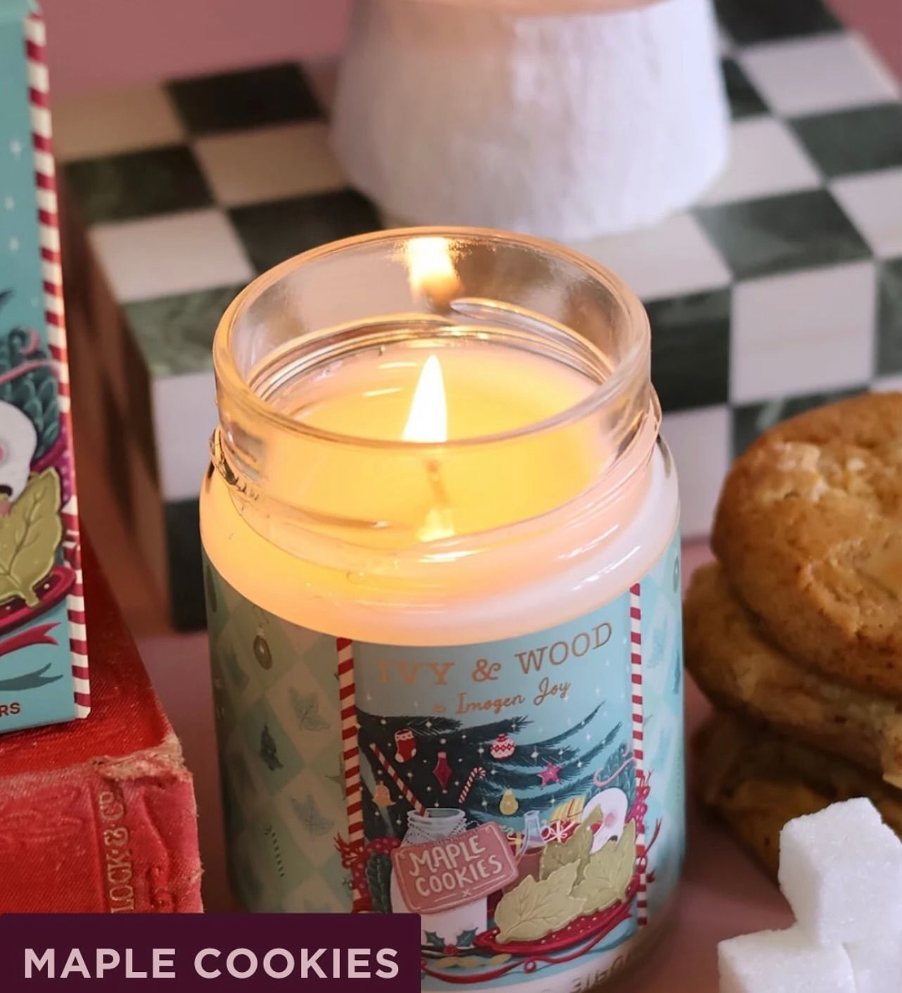 Christmas Maple Cookies Candle