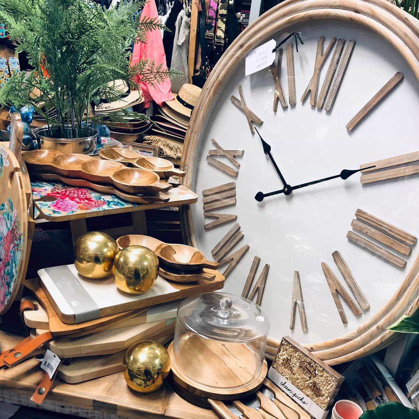 Roman Numerals Clock And Wooden Products — Homewares Store In Central Highlands,QLD