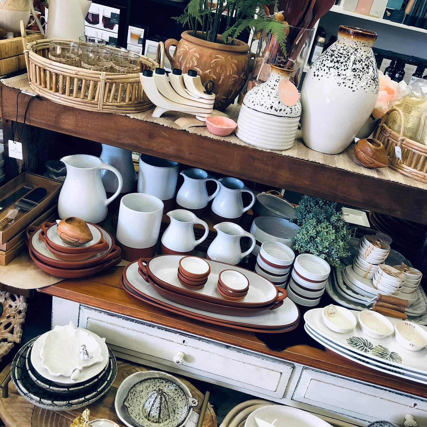 Saucers, Tea Pots And Plates In Store — Homewares Store In Central Highlands,QLD