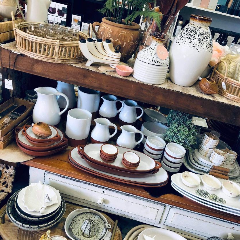 Tea Pots, Plates And Saucer In Store — Homewares Store In Central Highlands, QLD
