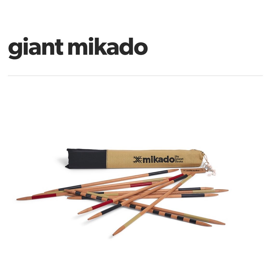 Giant Mikado Lawn Game — Homewares Store In Central Highlands,QLD