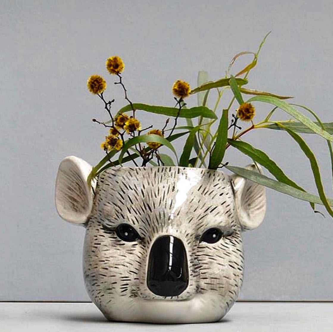 Koala Flower Vase — Homewares Store In Central Highlands,QLD