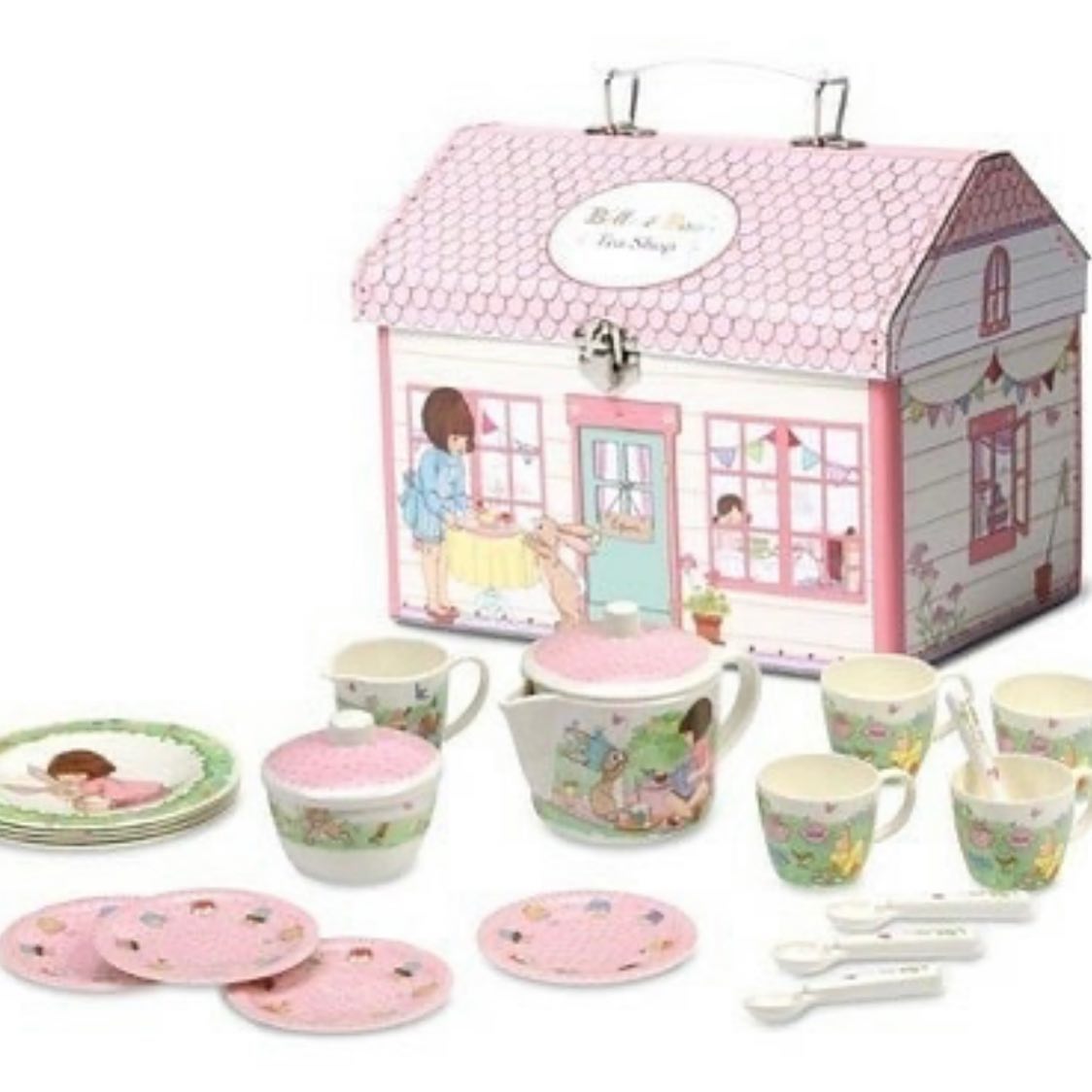 Pink Tea Set For Girls — Children & Babywear In Central Highlands, QLD