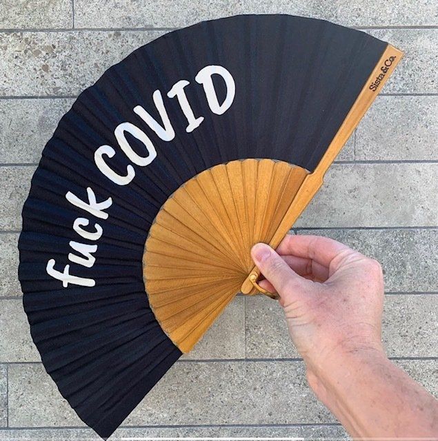 Black Hand Fan — Homewares Store In Central Highlands,QLD