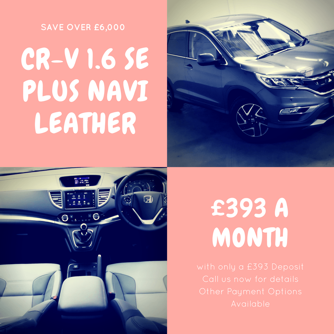 CR-V 1.6i-DTEC SE PLUS Navi Leather - 360° interior