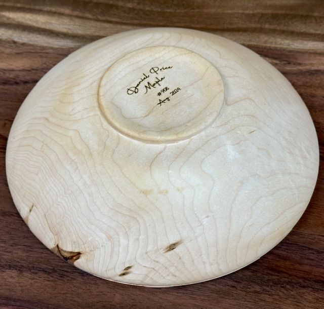 Salad bowl made in Canada Canadian Maple wood salad bowl