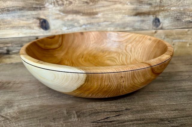 Black Cherry bowl 916 beautiful Extra large salad bowl from the Kawartha lakes, Canada,