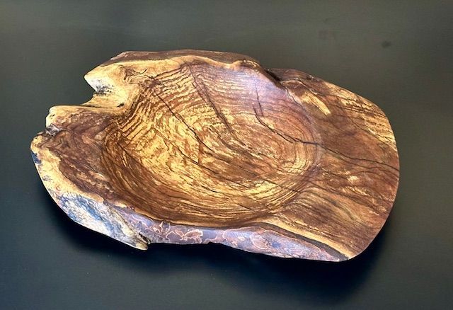 Burl wood bowl Burl bowl hand carved Maple.