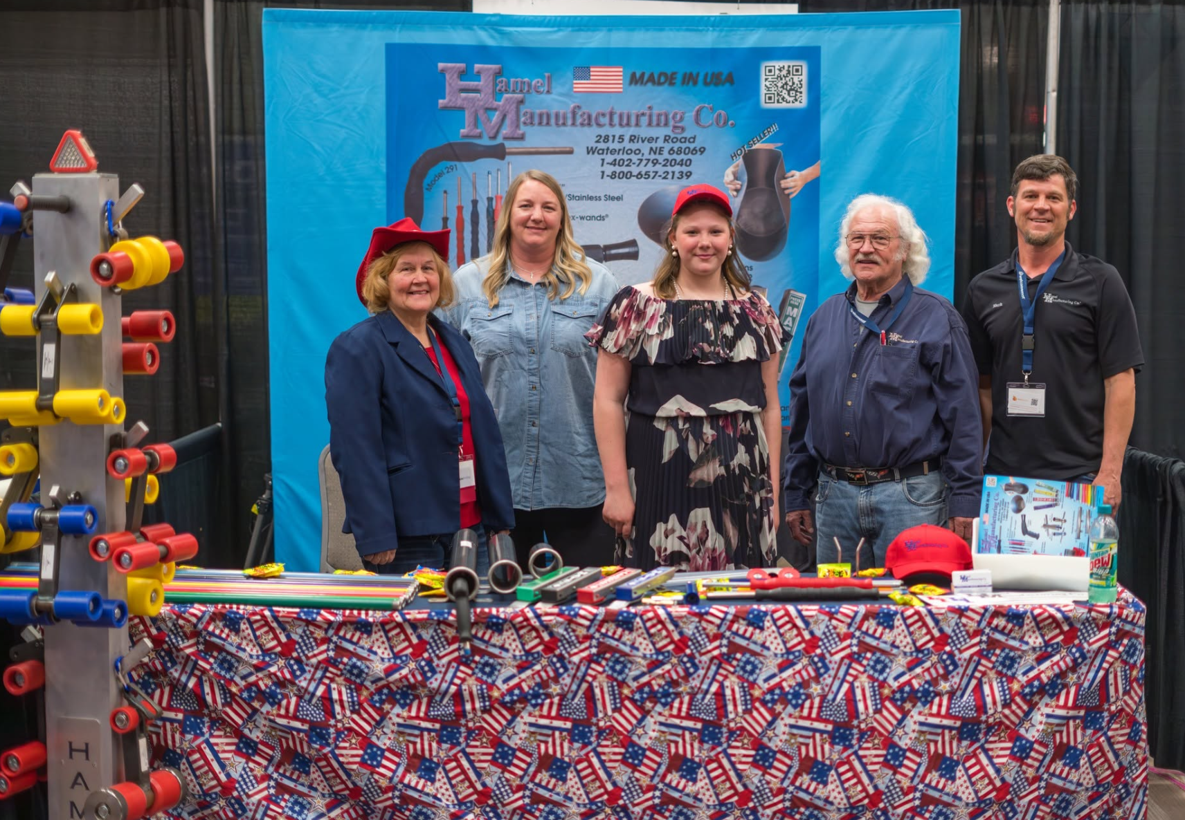 Carol Hamel Heartland Carwash Assoc product show and family Hamel Manufacturing