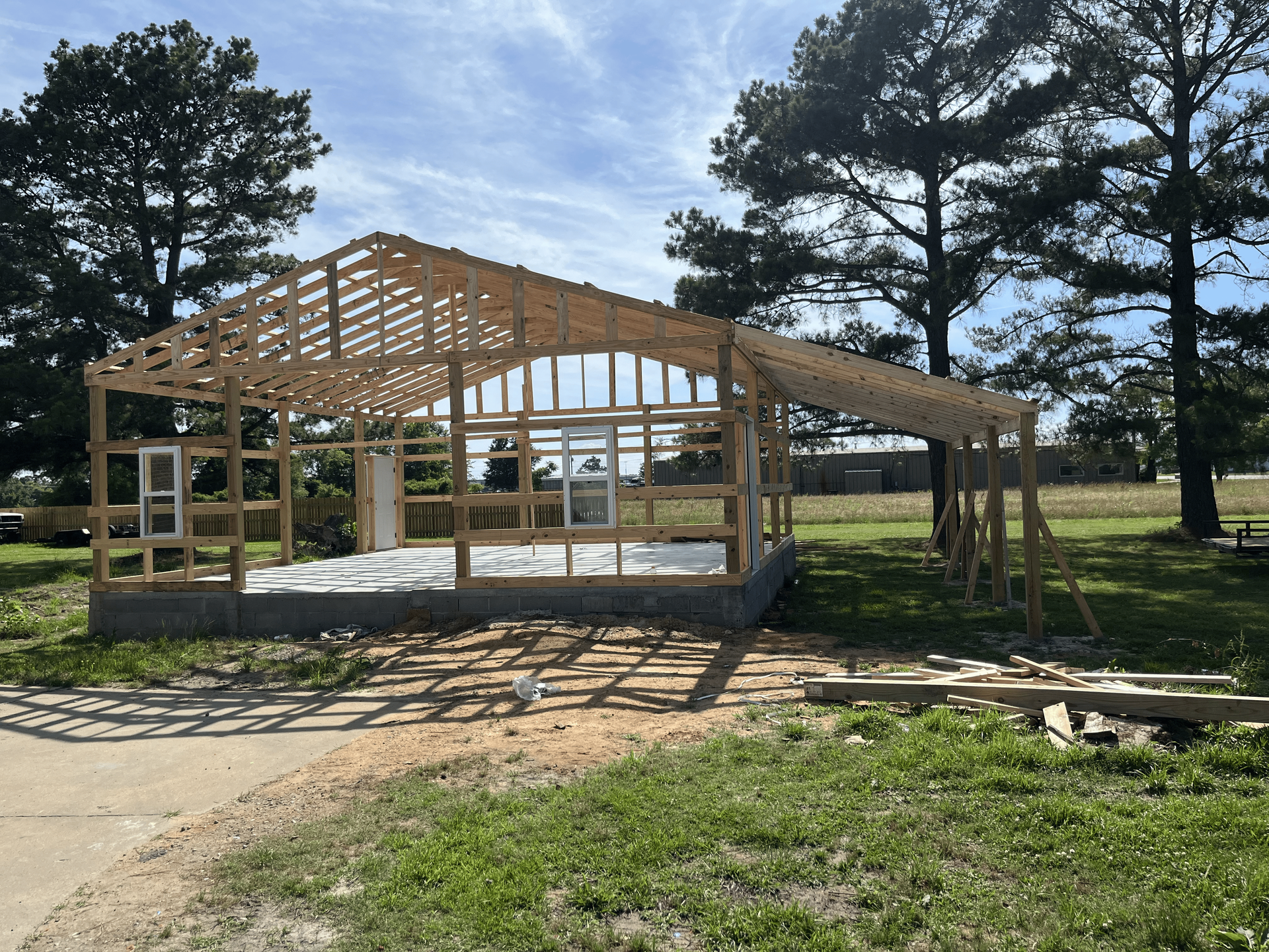 New residential roof installation in Brookland, AR