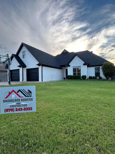 Asphalt shingle roofing service in Brookland, AR