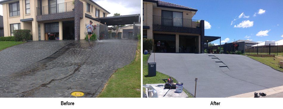 driveway resurfacing redhead