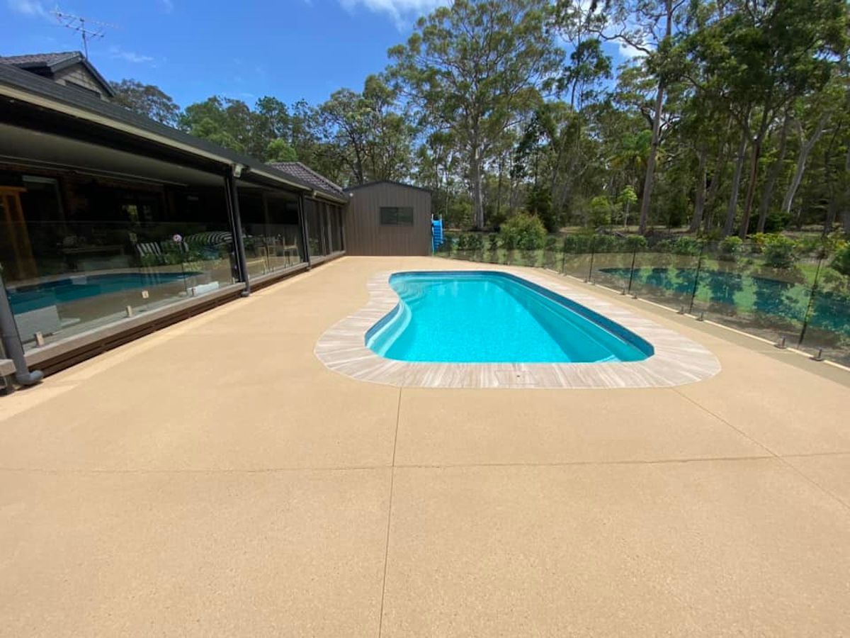 concrete driveway