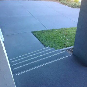 concrete steps