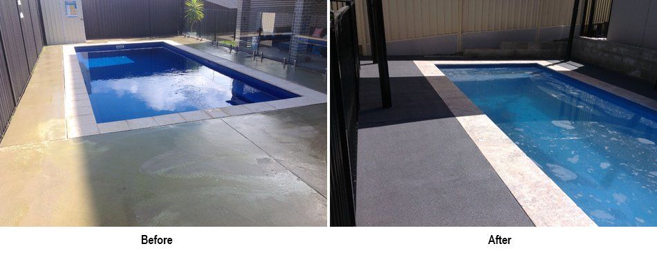 pool surrounds project