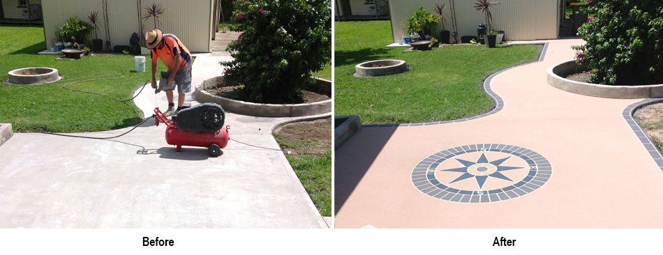 concrete stencil increases property value newcastle