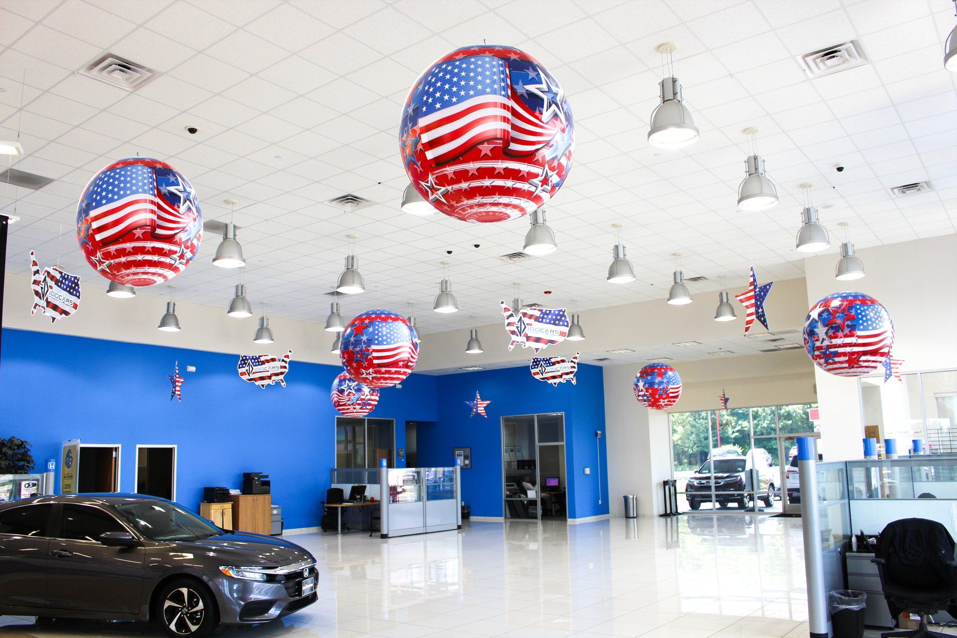 Showroom Balloon Displays Elevate Your Car Dealership