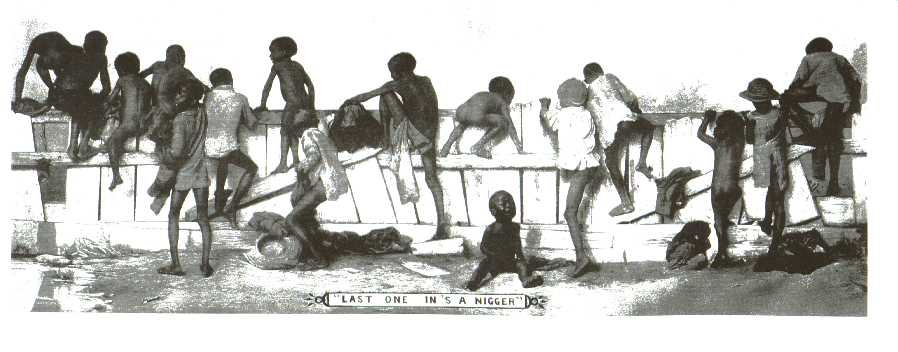 THIS RACIST DRAWING FROM THE 1890S, WITH THE CAPTION 