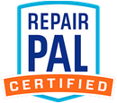 Repair Pal Certified badge with blue and orange text on a white background | Allwine Curry Inc