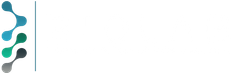 Un fondo blanco con un logotipo azul, verde y negro.