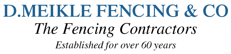 D Meikle Fencing Logo