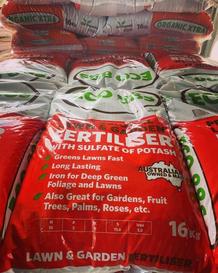A Bag of Lawn and Garden Fertilizer with Sulfate of Potash — Edmonds Landscaping Supplies in Bohle Plains, QLD