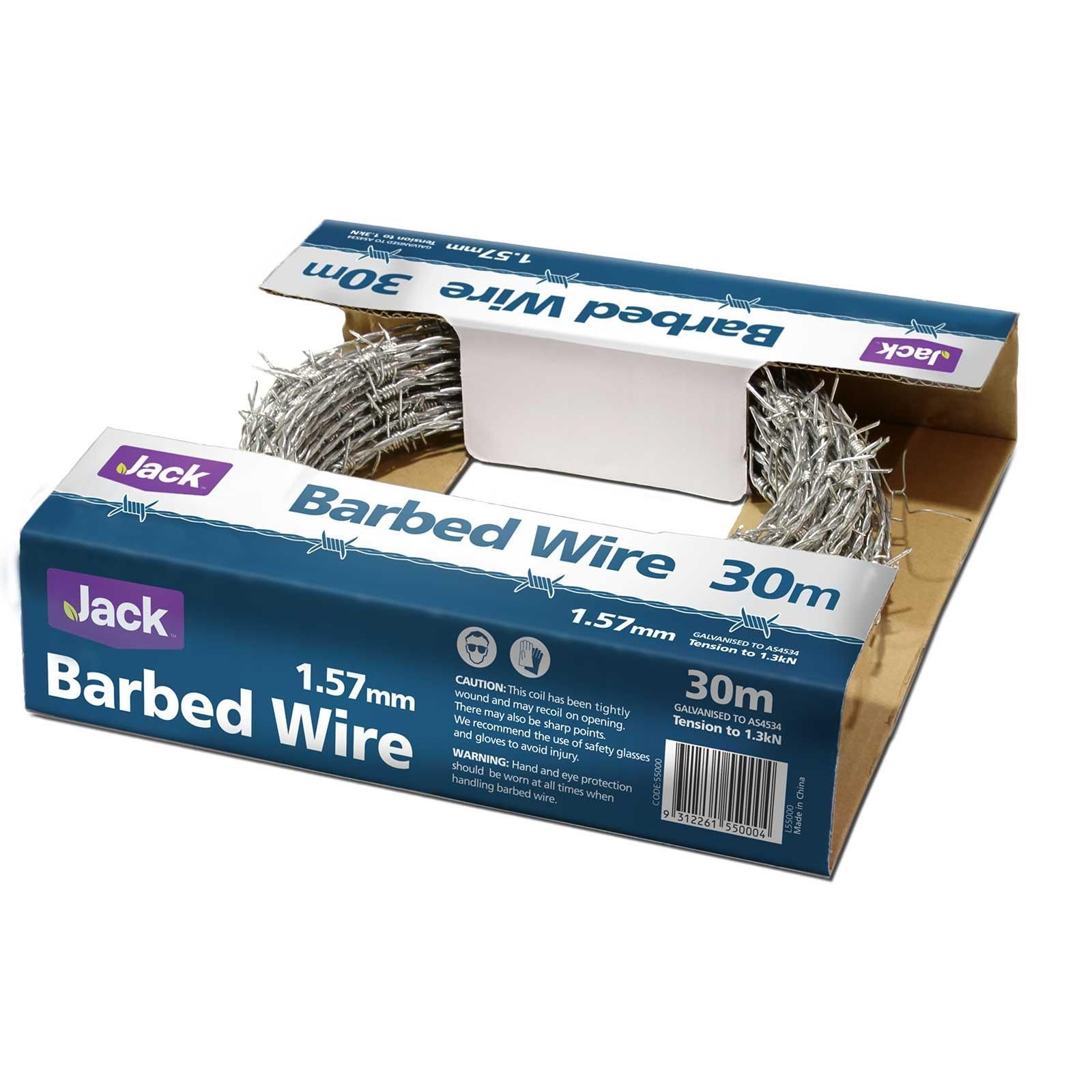 A Box of Barbed Wire Is Sitting on A Table — Edmonds Landscaping Supplies in Bohle Plains, QLD