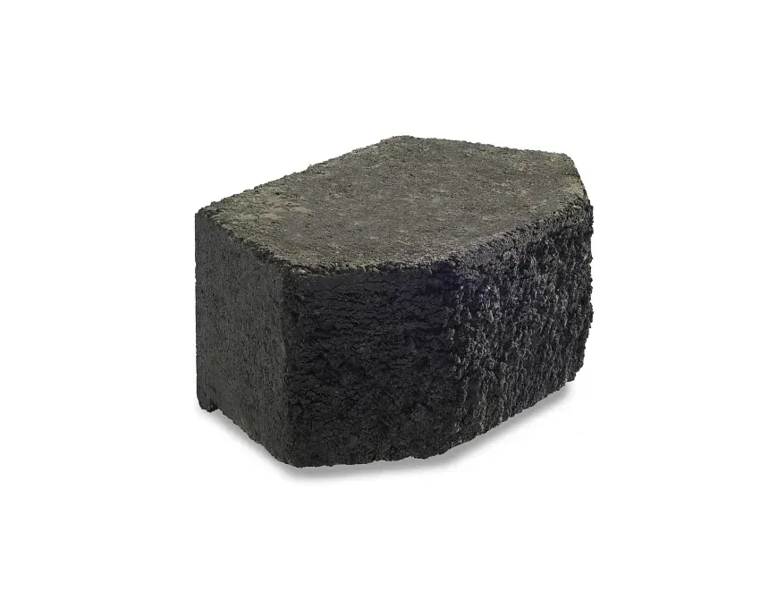 A Black Stone Block On A White Background — Edmonds Landscaping Supplies in Bohle Plains, QLD
