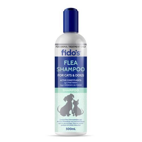 A Bottle of Flea Shampoo for Cats and Dogs — Edmonds Landscaping Supplies in Bohle Plains, QLD