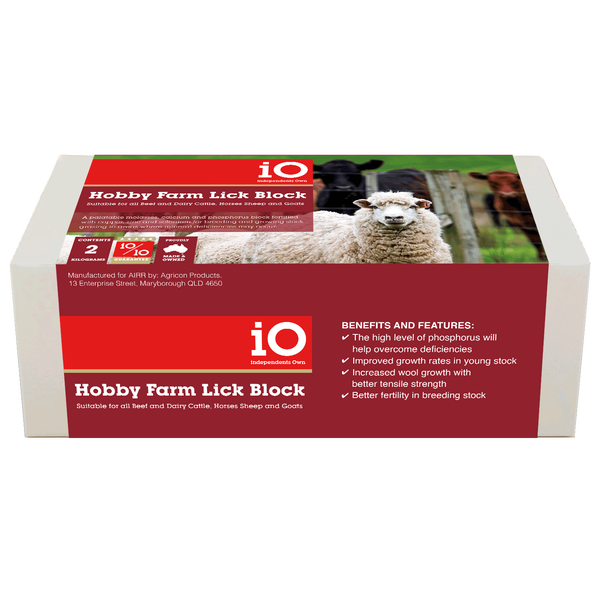 Hobby Farm Lick Block - Edmonds Landscaping Supplies in Bohle Plains, QLD