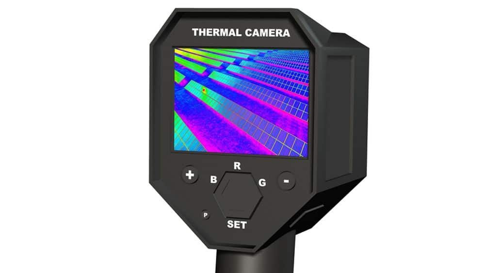 A Thermal Camera is Sitting on a White Surface — Gold Coast Leak Detection in Mudgeeraba, QLD