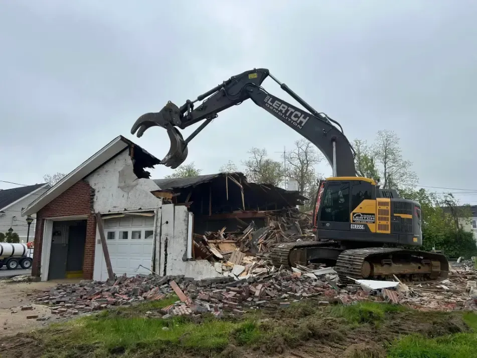 On-going House Demolition